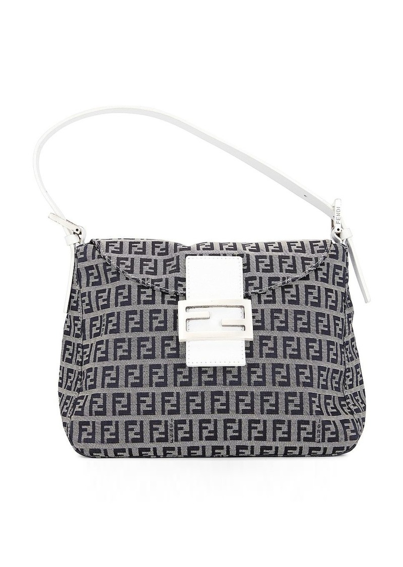 Fendi Zucchino Mama Baguette Shoulder Bag