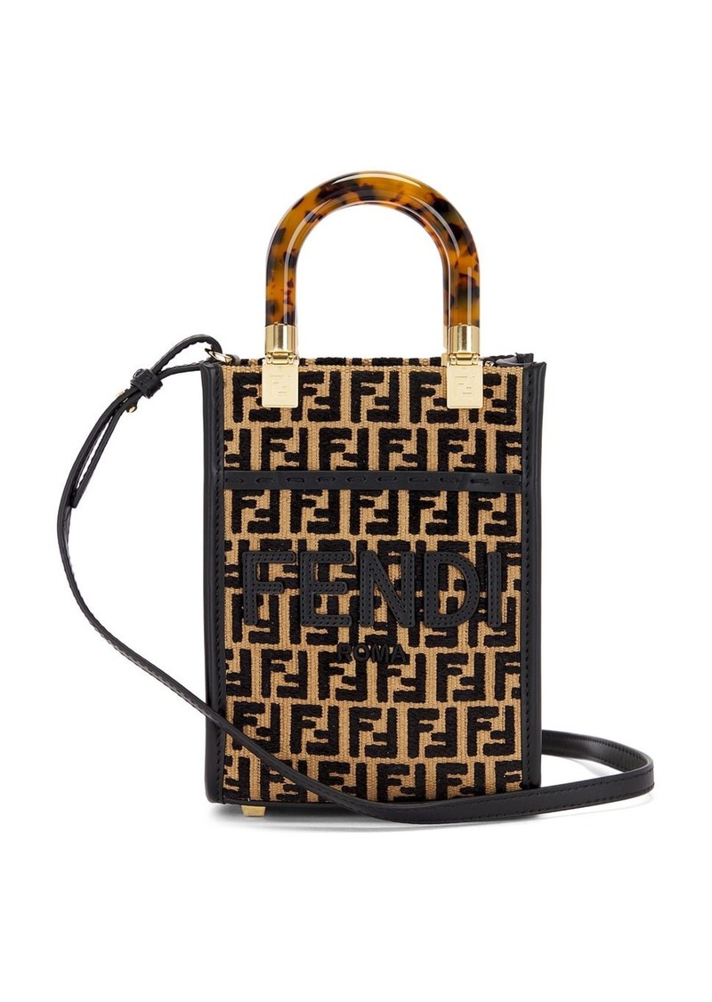 Fendi Mini Sunshine Shopper Tote Bag