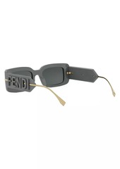 FendiGraphy 51MM Rectangular Sunglasses