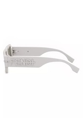 Fendigraphy 52MM Rectangular Sunglasses