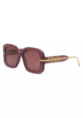 Fendigraphy 55MM Geometric Sunglasses