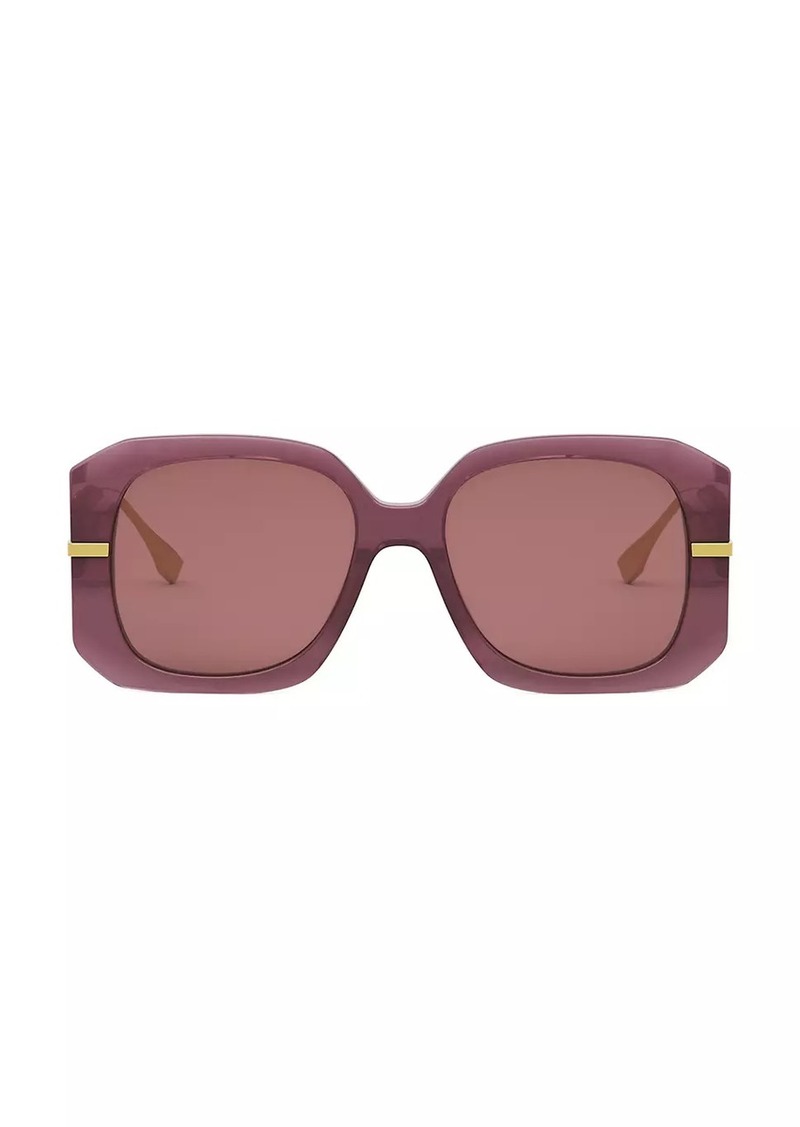 Fendigraphy 55MM Geometric Sunglasses