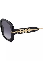 Fendigraphy 55MM Square Sunglasses