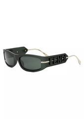 Fendigraphy 57MM Oval Sunglasses