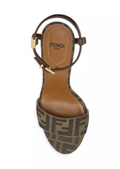 Fendi FF 95MM Traced Heel Sandals