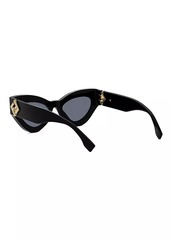 Fendi FF Diamond 52MM Cat-Eye Sunglasses