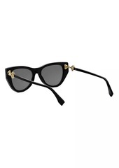 Fendi FF Diamond 54MM Cat-Eye Sunglasses