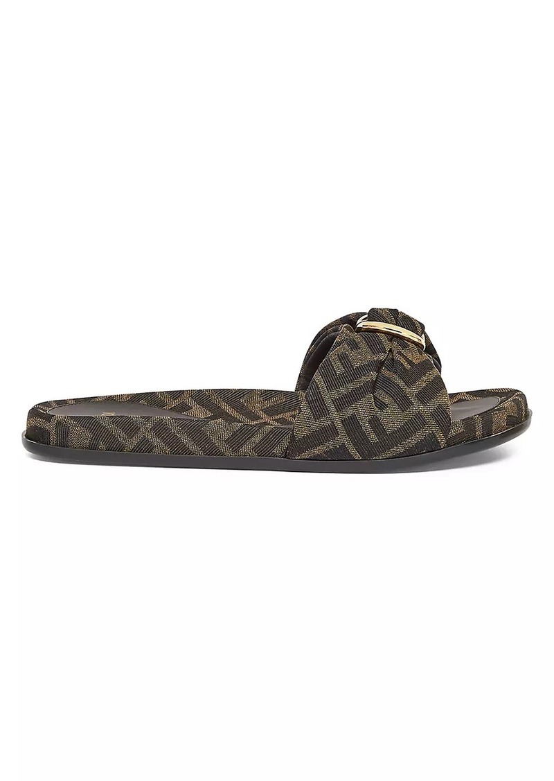 Fendi FF Monogram Slides