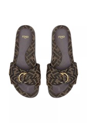 Fendi FF Monogram Slides