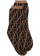 Fendi FF motif print socks
