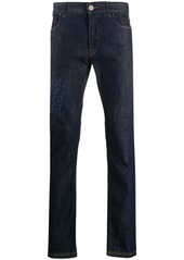 Fendi FF motif slim-fit jeans