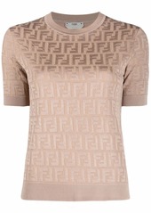 Fendi FF pattern knitted top