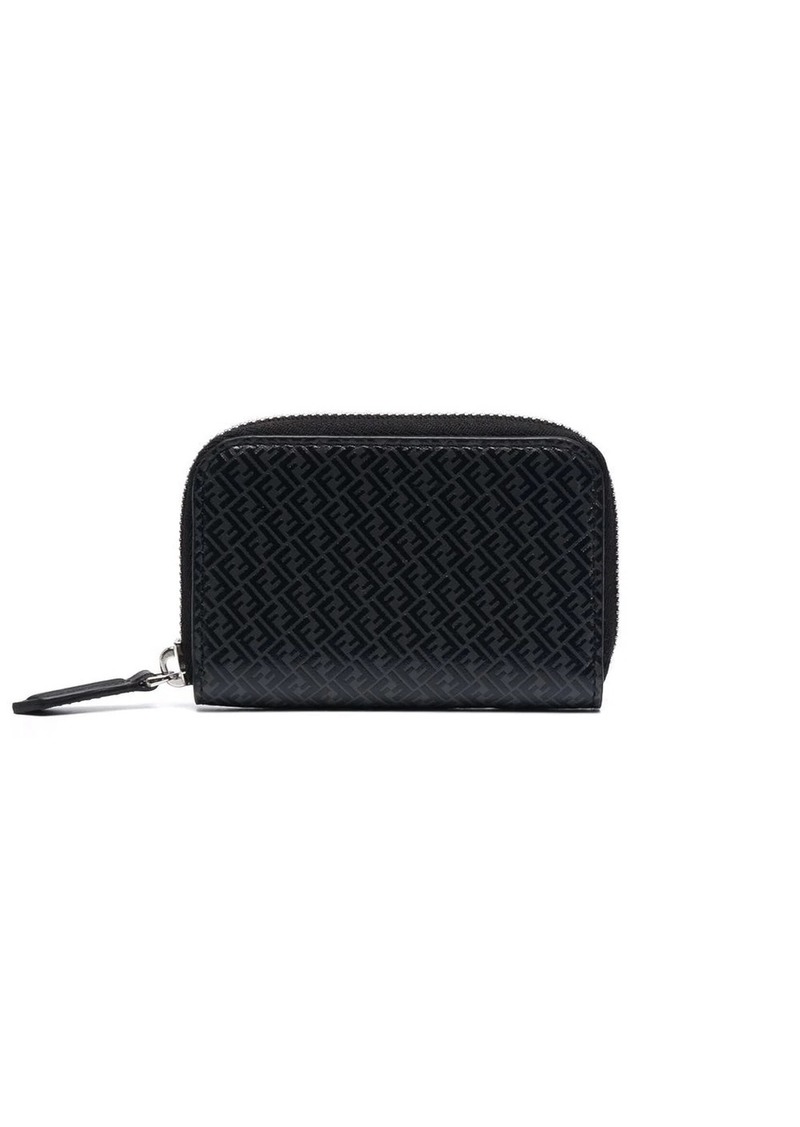 Fendi FF-motif leather wallet