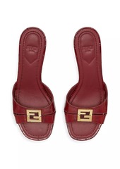 Fendi Fold 55MM Eel Skin Mules