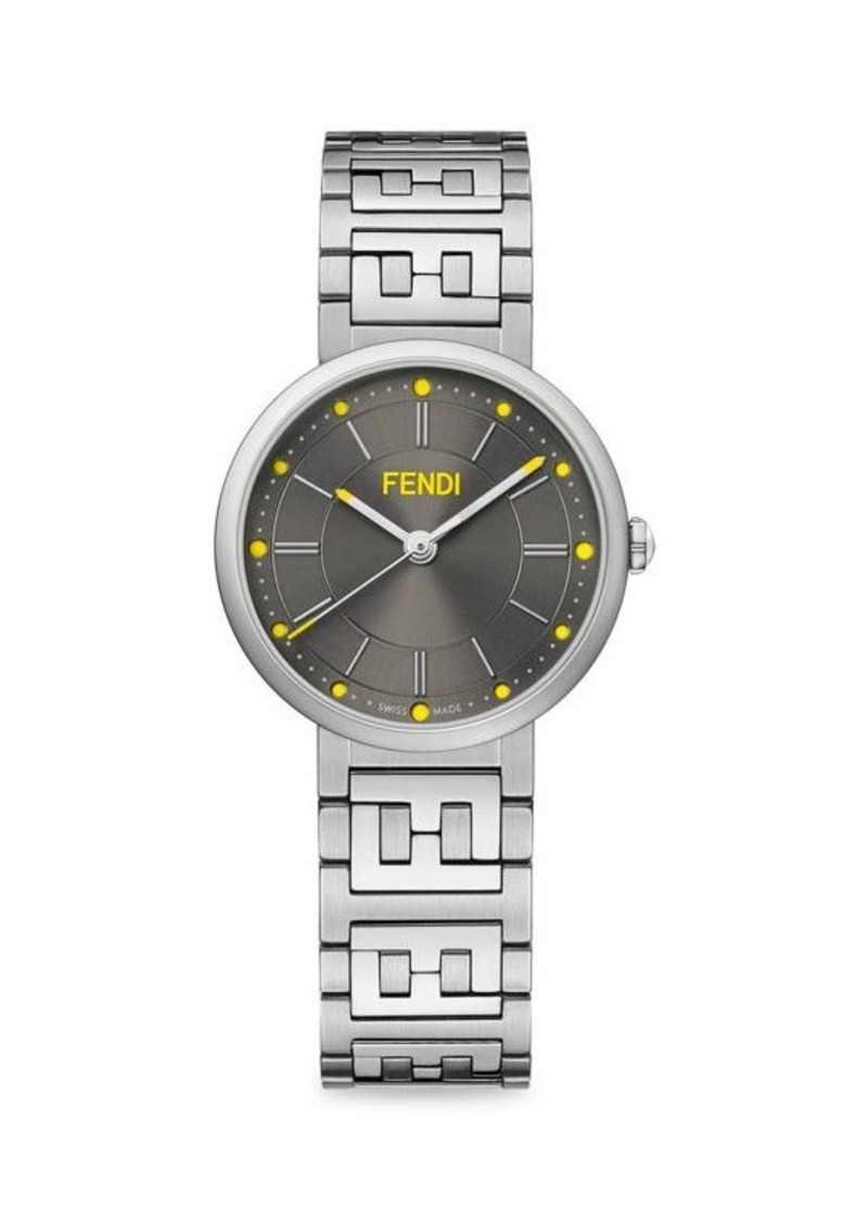 Forever Fendi 29MM Stainless Steel Bracelet Watch