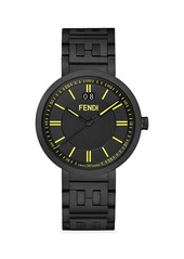 Forever Fendi FF Logo Stainless Steel Bracelet Watch