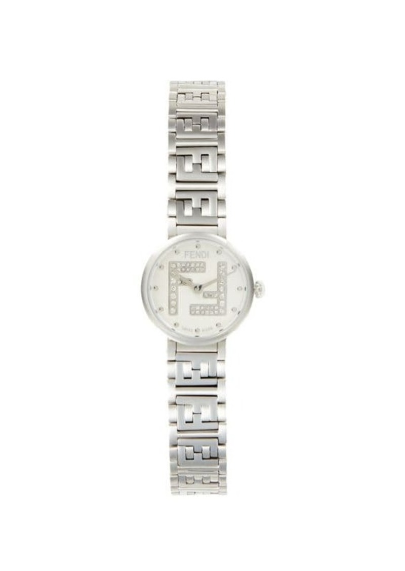 Fendi Forever Stainless Steel & 0.12 TCW Diamond Bracelet Watch/19MM