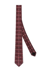 Fendi geometric FF-logo print tie