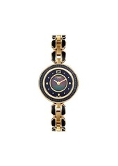 Fendi Goldtone Stainless Steel & Mother-Of-Pearl Bracelet Watch