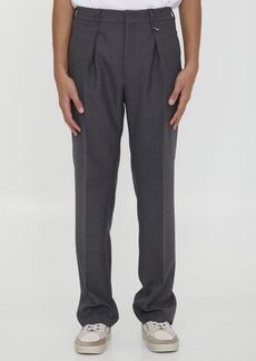 Fendi Grey wool trousers