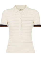 Fendi knitted polo top