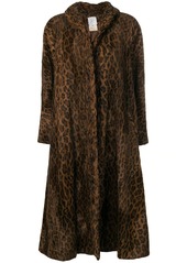 Fendi 1970s leopard print oversized coat