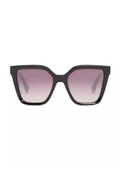 Fendi Lettering 55MM Square Sunglasses