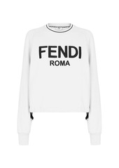 Fendi Logo Bow Crewneck Sweatshirt