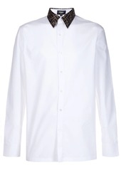 Fendi logo collar tailored shirt