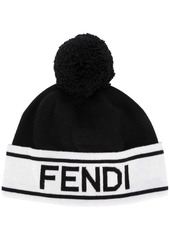 Fendi logo embroidered beanie