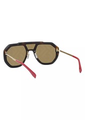 Fendi Logo Pilot Mask Sunglasses