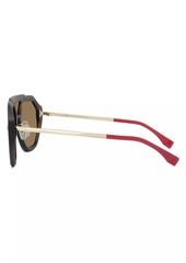 Fendi Logo Pilot Mask Sunglasses