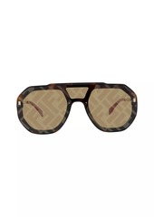 Fendi Logo Pilot Mask Sunglasses