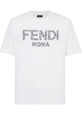 Fendi logo-print cotton T-shirt
