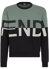 Fendi logo-embroidered sweatshirt