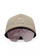 Fendi Logo Visor Injected Sunglasses