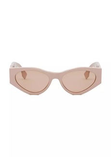 Fendi Maxi O'Lock 54MM Cat-Eye Sunglasses