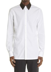 Fendi Regular fit Button-Up Shirt in White at Nordstrom