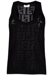 Fendi monogram knitted vest top