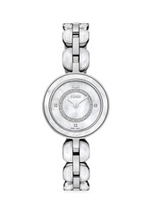 Fendi My Way Stainless Steel & Diamond Bracelet Watch