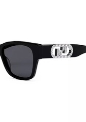Fendi O'Lock 54MM Rectangular Sunglasses