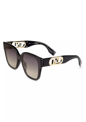 Fendi O'Lock 54MM Square Sunglasses