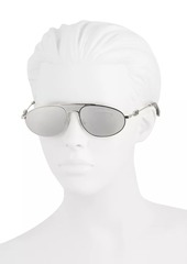 Fendi O'LOCK 57MM Aviator Sunglasses