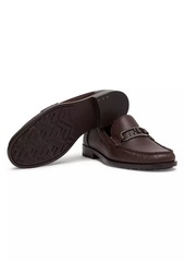 Fendi O'Lock Leather Loafers