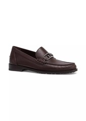 Fendi O'Lock Leather Loafers