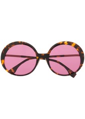 Fendi oversize round frame sunglasses