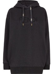 Fendi oversized drawstring hoodie