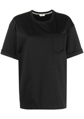 Fendi logo-detail patch-pocket T-shirt