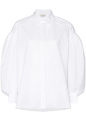 Fendi puff-sleeve cotton shirt