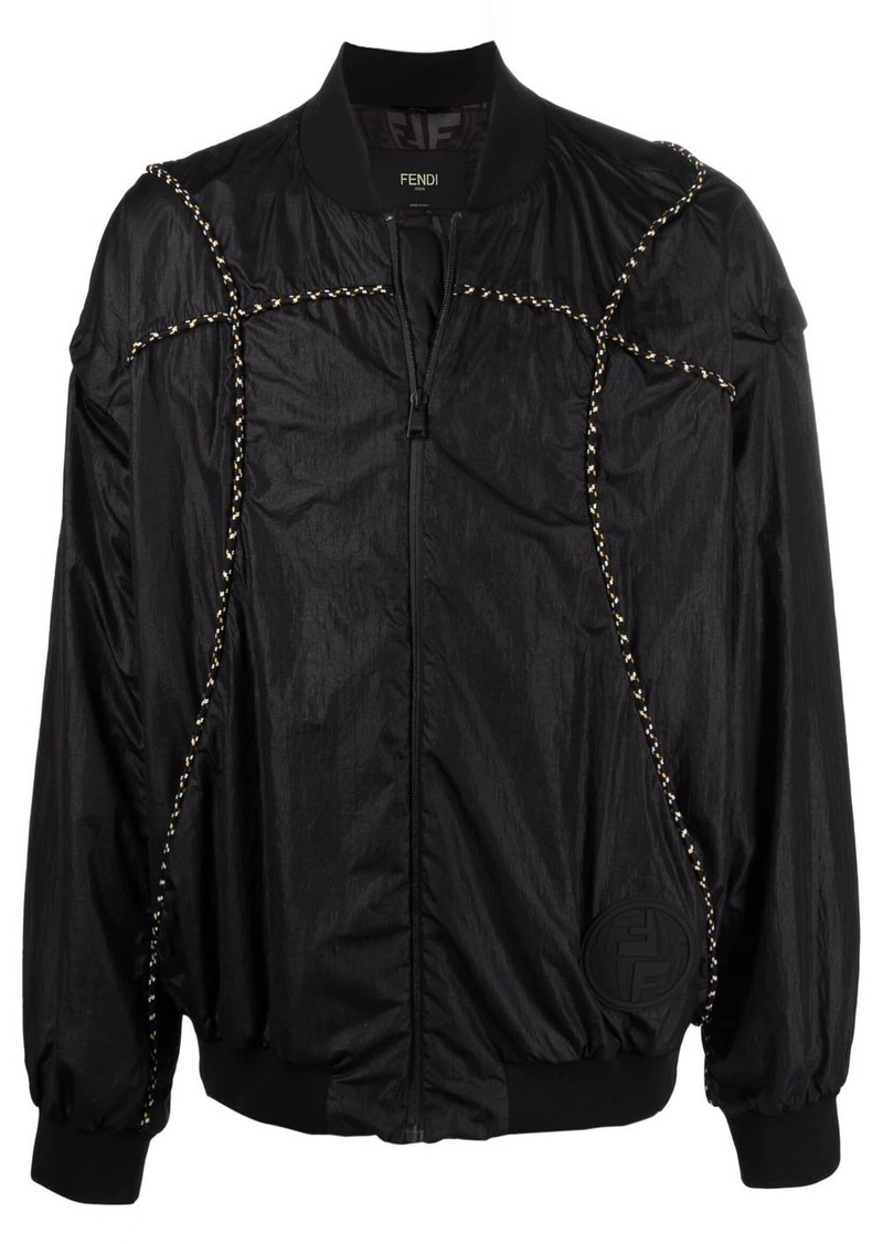 Fendi removable-sleeves bomber jacket